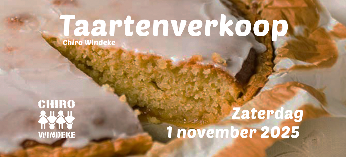 Banner for TAARTENVERKOOP